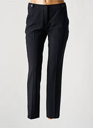 Pantalon chino fermeture zippée sous rabat boutonné taille haute bleu GERARD DAREL femme