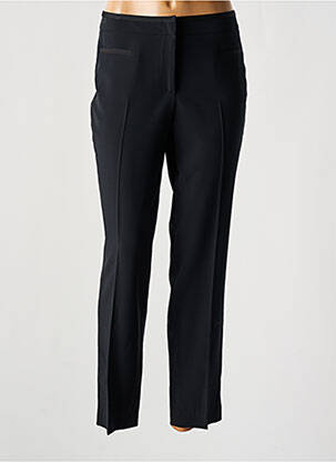 Pantalon chino fermeture zippée sous rabat boutonné taille normale noir GERARD DAREL femme