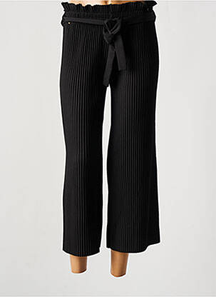 Pantacourt taille haute taille haute noir LCDN femme