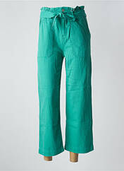 Pantalon 7/8 vert C'EST BEAU LA VIE pour femme seconde vue