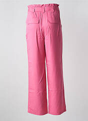 Pantalon large rose C'EST BEAU LA VIE pour femme seconde vue