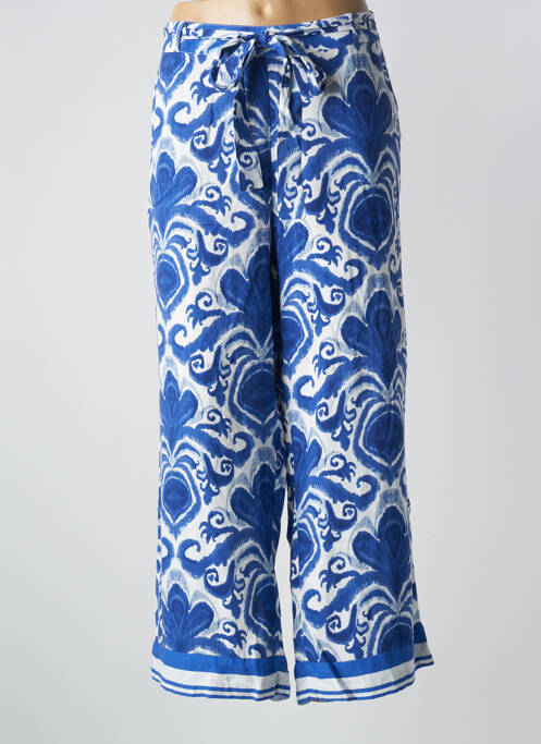 Pantalon large bleu C'EST BEAU LA VIE pour femme