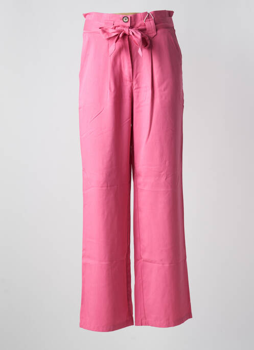 Pantalon large rose C'EST BEAU LA VIE pour femme