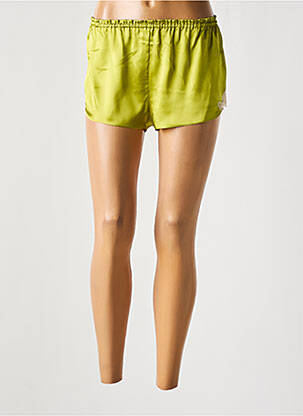 Pyjama taille élastique vert VIVIS femme