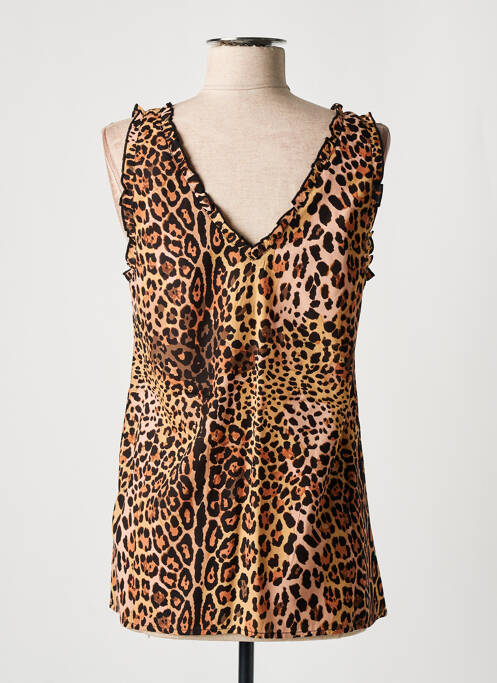 Top marron VERDISSIMA pour femme