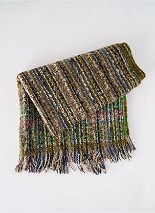 Echarpe maille tricot vert JOSÉLISE femme