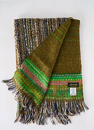 Echarpe maille tricot vert JOSÉLISE femme