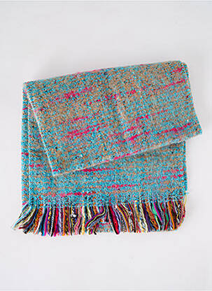 Echarpe maille tricot bleu JOSÉLISE femme