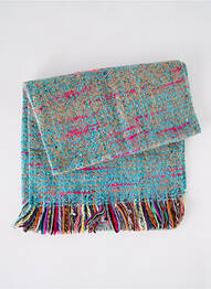 Echarpe maille tricot bleu JOSÉLISE femme