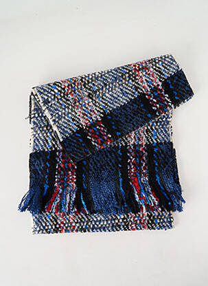 Echarpe maille tricot bleu JOSÉLISE femme