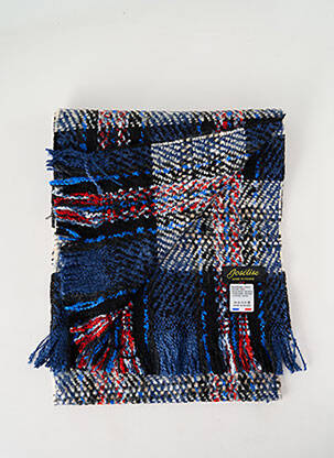 Echarpe maille tricot bleu JOSÉLISE femme