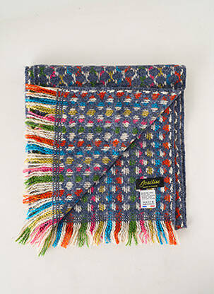 Echarpe maille tricot bleu JOSÉLISE femme
