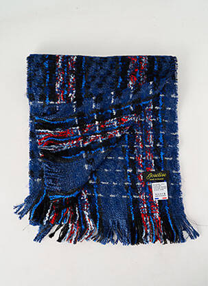 Echarpe maille tricot bleu JOSÉLISE femme