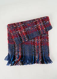 Echarpe maille tricot bleu JOSÉLISE femme