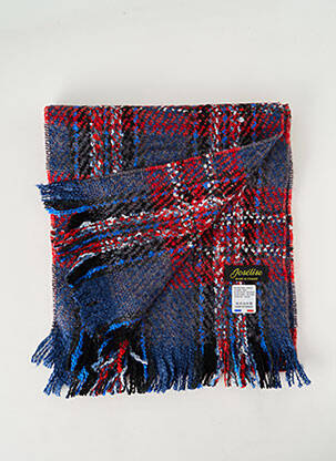 Echarpe maille tricot bleu JOSÉLISE femme