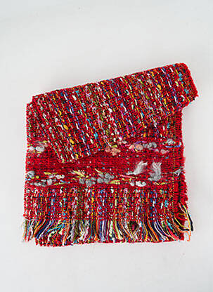 Echarpe maille tricot rouge JOSÉLISE femme