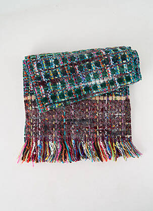 Echarpe maille tricot vert JOSÉLISE femme
