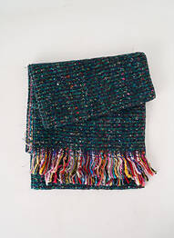 Echarpe maille tricot vert JOSÉLISE femme
