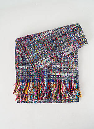 Echarpe maille tricot bleu JOSÉLISE femme