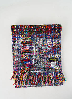 Echarpe maille tricot bleu JOSÉLISE femme