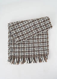 Echarpe maille tricot marron JOSÉLISE femme