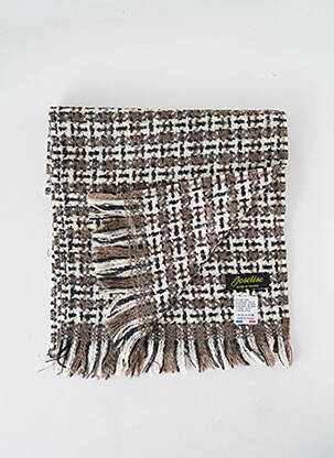 Echarpe maille tricot marron JOSÉLISE femme