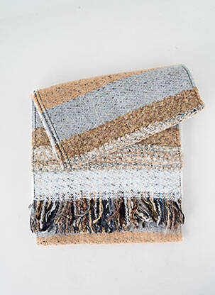 Echarpe maille tricot beige JOSÉLISE femme