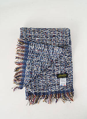 Echarpe maille tricot bleu JOSÉLISE femme