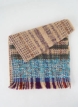 Echarpe maille tricot violet JOSÉLISE femme