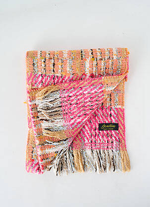 Echarpe maille tricot rose JOSÉLISE femme