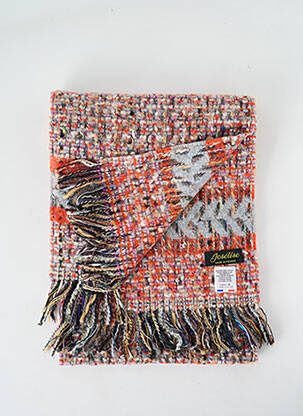 Echarpe maille tricot orange JOSÉLISE femme