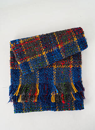 Echarpe maille tricot bleu JOSÉLISE femme