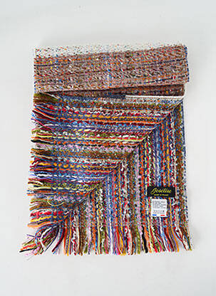 Echarpe maille tricot bleu JOSÉLISE femme