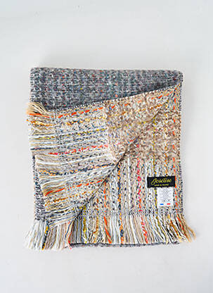 Echarpe maille tricot gris JOSÉLISE femme