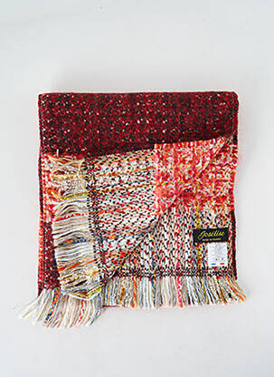 Echarpe maille tricot rouge JOSÉLISE femme