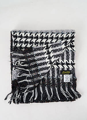 Echarpe maille tricot noir JOSÉLISE femme