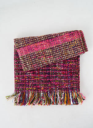 Echarpe maille tricot violet JOSÉLISE femme