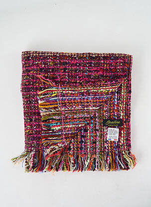 Echarpe maille tricot violet JOSÉLISE femme