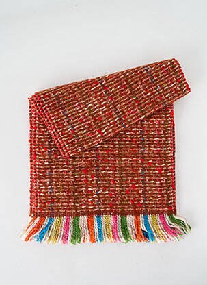 Echarpe maille tricot rouge JOSÉLISE femme