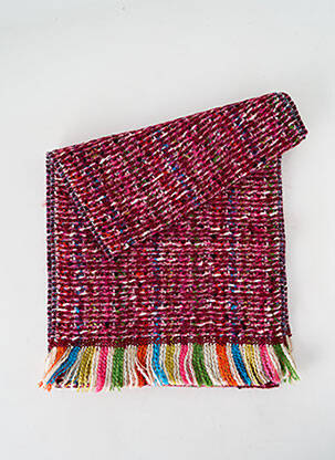 Echarpe maille tricot violet JOSÉLISE femme