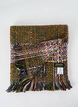 Echarpe maille tricot vert JOSÉLISE femme