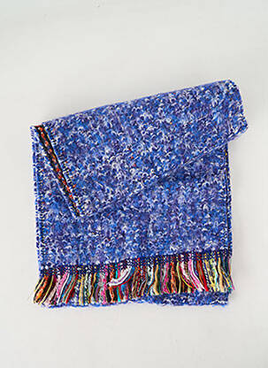 Echarpe maille tricot bleu JOSÉLISE femme