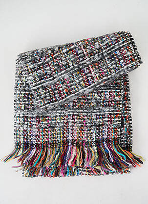 Echarpe maille tricot gris JOSÉLISE femme