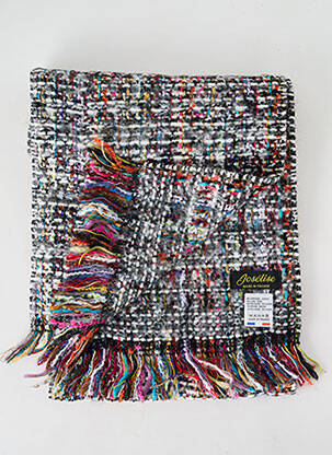 Echarpe maille tricot gris JOSÉLISE femme