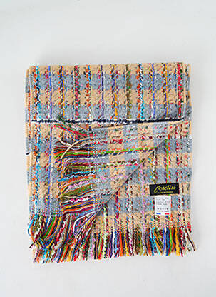Echarpe maille tricot bleu JOSÉLISE femme