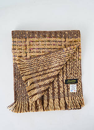 Echarpe maille tricot marron JOSÉLISE femme