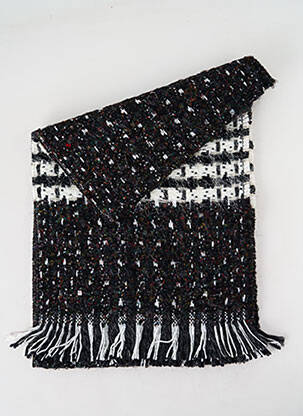 Echarpe maille tricot noir JOSÉLISE femme