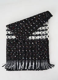 Echarpe maille tricot noir JOSÉLISE femme