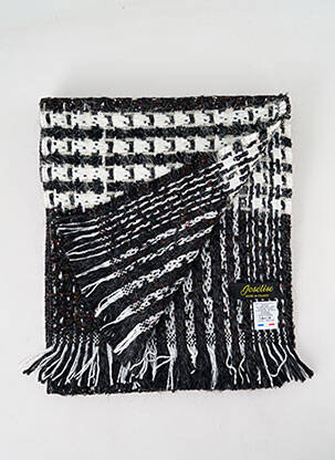 Echarpe maille tricot noir JOSÉLISE femme