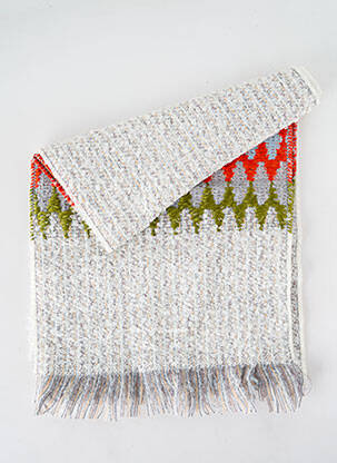 Echarpe maille tricot gris JOSÉLISE femme